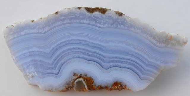 Banded Blue Lace Agate Rough Stone