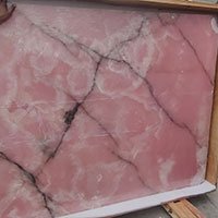 Christopher Miller Pink Onyx Slabs