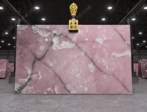 Pink Onyx Backlit Slab