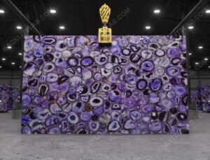 Purple Agate Backlit Slab