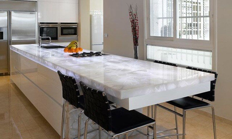 Snow White Quartz Countertop